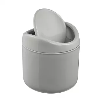 keeeper Bio-Küchenabfallbehälter svenja eco, Steingrau, 1,3 L, Recycling-PP, Tischabfallbehälter – 1 Stück 1067815000000