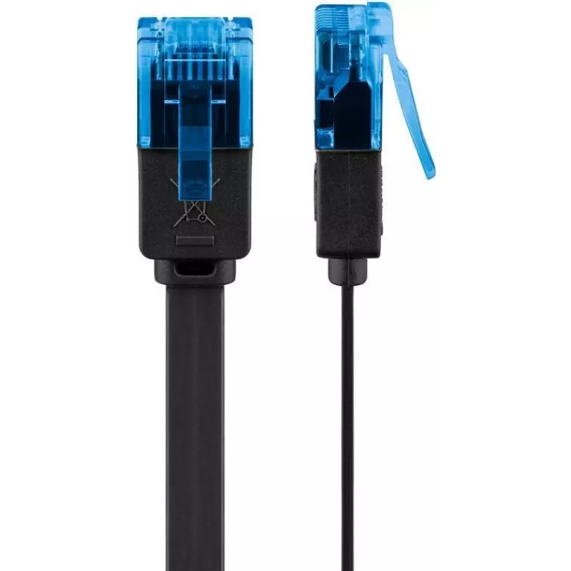 Wentronic RJ45 Cat6a Netzwerkkabel 3m U/UTP vergoldet 96334