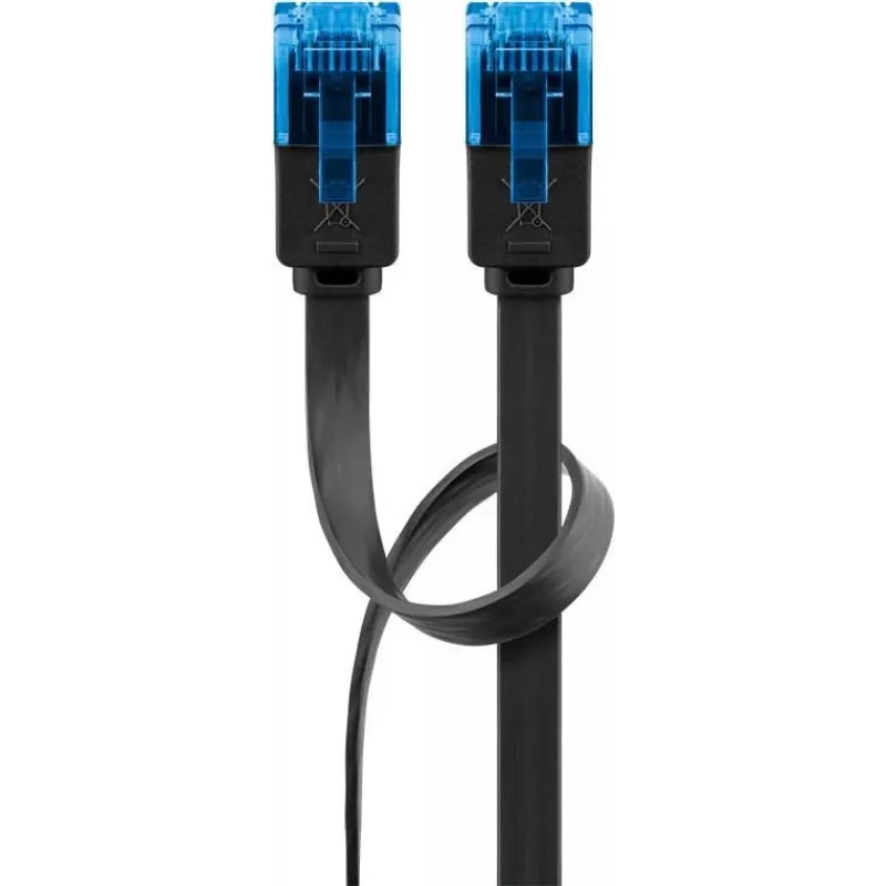 Wentronic RJ45 Cat6a Netzwerkkabel 3m U/UTP vergoldet 96334