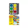 Faber-Castell Eberhard Faber Winner Deckfarbkasten, 24 leuchtende Farben, transparenter abnehmbarer Deckel dient als Mischpalette 578324