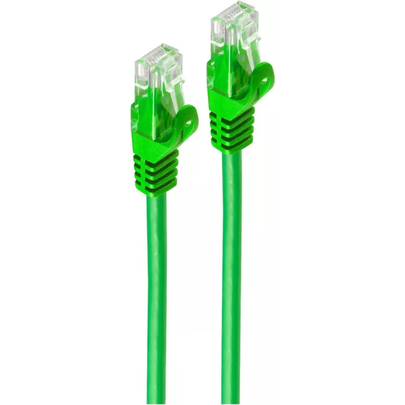 SHIVERPEAKS BASIC-S Cat.6A U/UTP Patchkabel, Grün, 5m, RJ45, 10Gbps, 500MHz BS08-35053