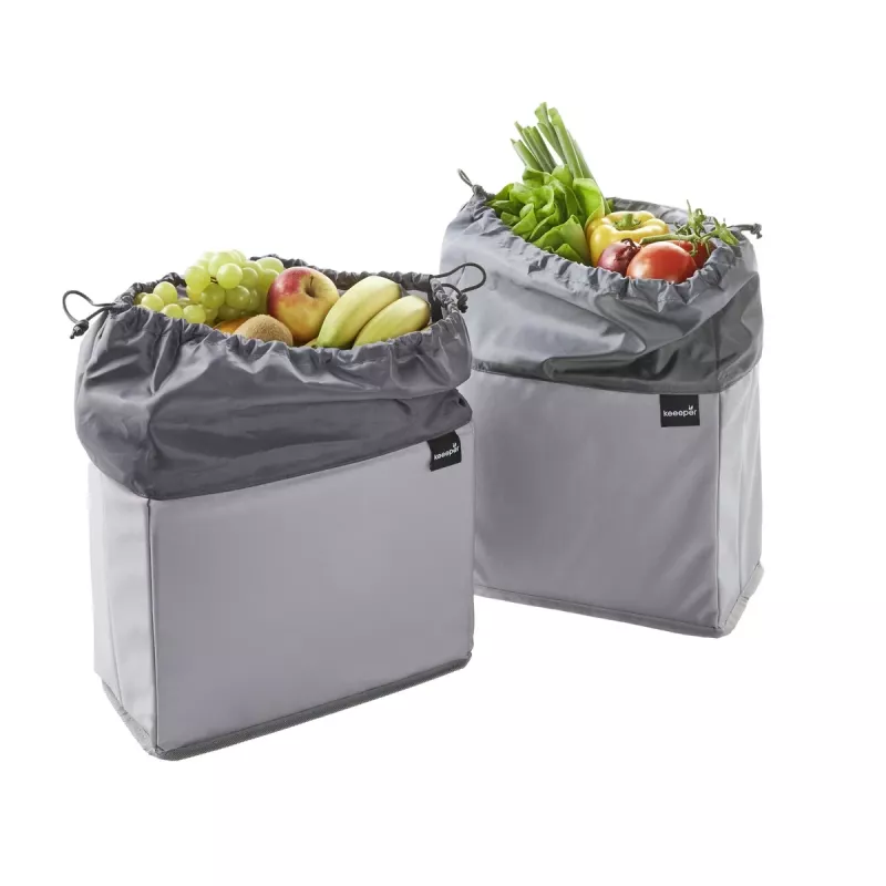 keeeper neo Obst- und Gemüsebeutel, 13 Liter, Graphit, Kordelzugverschluss, platzsparend 1429582600000