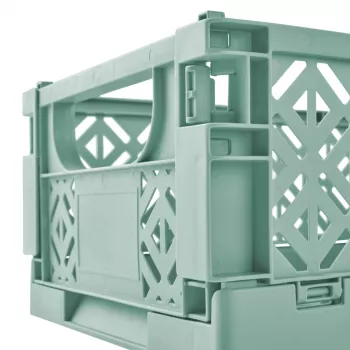 keeeper Mini-Faltbox fritzi, Größe L, Nordic Green, 9,6 Liter, faltbare dekorative Aufbewahrungsbox, lebensmittelecht, 1 Stück 1023431500000