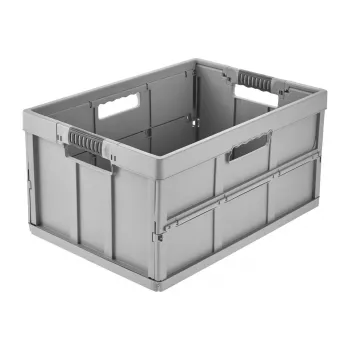 keeeper Profi-Klappbox benno, 45 Liter, Nordic Grey, faltbare Aufbewahrungsbox mit weichen Griffen, 50 kg Traglast 1023713000000