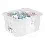 keeeper Aufbewahrungsbox karolina Stitch, 24 Liter drehbare/stapelbare Box mit Deckel, PP, Transparent, 1 Stück 1223700131900