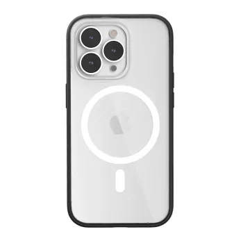 Woodcessories ECO646 iPhone 14 Pro Max Hülle Transparent Schwarz