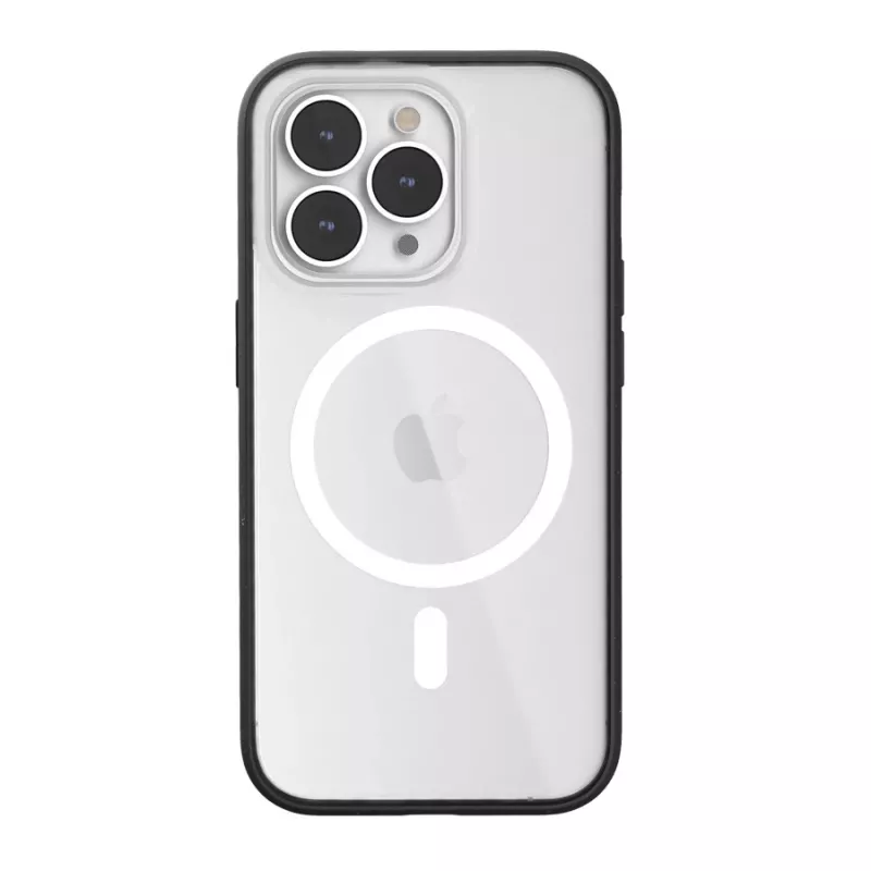 Woodcessories ECO646 iPhone 14 Pro Max Hülle Transparent Schwarz