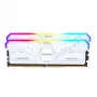 GeIL Gemini RGB 32GB DDR5 6000MHz Desktop-Gaming-Arbeitsspeicher-Kit (2 x 16GB) – Weiß