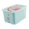 keeeper karolina Peppa Pig Aufbewahrungsbox, 45 L, Aquamarin, mit Deckel, stapelbar 1223962433600