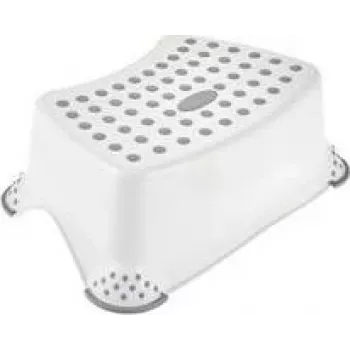 keeeper kids Tritthocker tomek pure, Weiß, Belastbarkeit 80 kg, rutschfeste Oberfläche und Füße, 1 Stück 10013100000PP
