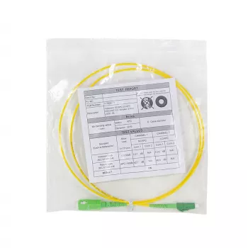 LogiLink OS2 Single-Mode Glasfaser-Patchkabel SC auf LC Simplex, 30 m, G657.A2, LSZH, Gelb FPSLS30