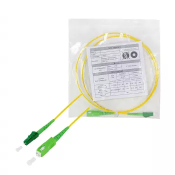 LogiLink OS2 Single-Mode Glasfaser-Patchkabel SC auf LC Simplex, 30 m, G657.A2, LSZH, Gelb FPSLS30