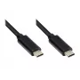 EXSYS EX-K1585-2.0 USB-C-Kabel 2 m, USB 3.2 Gen 1, Schwarz