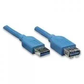 EXSYS EX-K1630-2 USB 3.2 Gen 1 Kabel, USB-A auf USB-B, 2 m, Blau