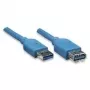 EXSYS EX-K1630-2 USB 3.2 Gen 1 Kabel, USB-A auf USB-B, 2 m, Blau
