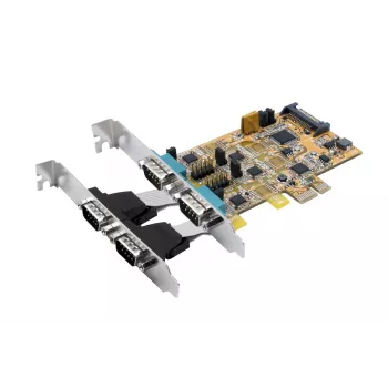 EXSYS EX-45034 PCIe 4-Port Serielle RS-232/422/485 Karte (FTDI)