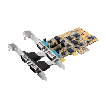 EXSYS EX-45034IS 4-Port RS-232 PCI Express Serielle Karte mit 2,5kV optischer Isolation