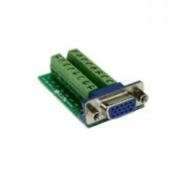 EXSYS EX-49020 VGA 16-Pin Kabeladapter Grün - Silber