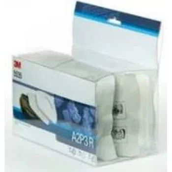 3M Filter-Nachfüllpack 5535 für Atemschutz-Halbmasken-Set (5535), P2 R Partikelfilter, 2 Filter und 2 Halterungen