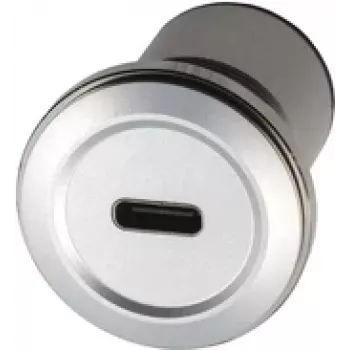 EXSYS EX-49194 Einbau-Adapter Metall, USB-C Buchse zu USB-A Buchse