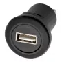 EXSYS EX-49212 USB 2.0 Einbauadapter, USB-A Buchse zu USB-A Buchse, Schwarz