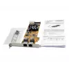 EXSYS EX-6072POE-2 Dual Gigabit Ethernet PCIe Karte mit PoE, Low Profile