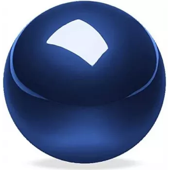 Perixx PERIPRO-303GB kabelgebundene Trackball-Maus, 34 mm Kugel, optischer Sensor, 400/1000 DPI, USB, für Rechtshänder, Blau 18025