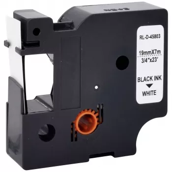 Renkforce RF-LT-D45803 Kompatible DYMO D1 Beschriftungsband-Kassette, 19 mm, Weiß/Schwarz, 7 m RF-6027838
