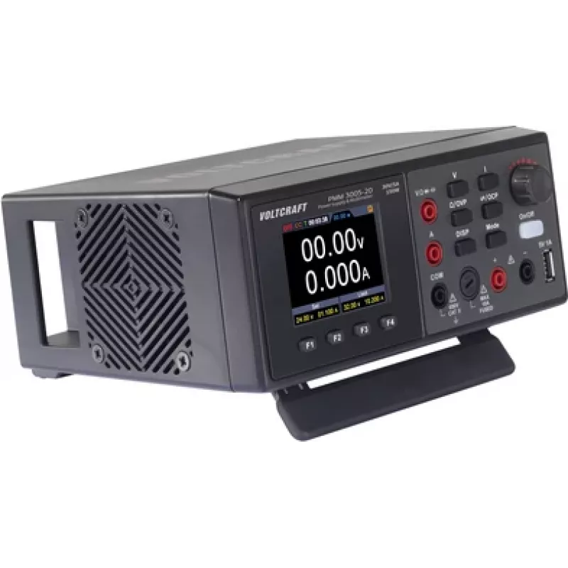 Voltcraft PMM 3005-20 Digitalmultimeter mit integriertem Netzteil, CAT II 600 V, 20000 Counts, 0-30 V / 5 A