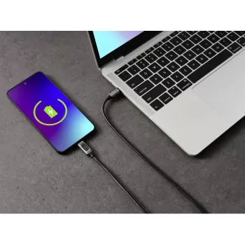 Renkforce USB-C auf USB-C Kabel 2.0, 2 m, Silber (Metallic) RF-6249498