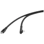 Renkforce USB4 USB-C auf USB-C Kabel 1m Schwarz 8K UHD Magnetischer Stecker RF-6438138
