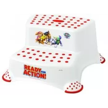 keeeper kids Igor Paw Patrol 2-Stufen-Tritt, Weiß mit Druck, 120 kg Belastbarkeit, rutschfest 1003210013700