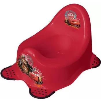 keeeper kids Baby-Töpfchen Adam Cars, Kirschrot mit Druck, rutschfeste Gummifüße, 1 Stück 1867040117100