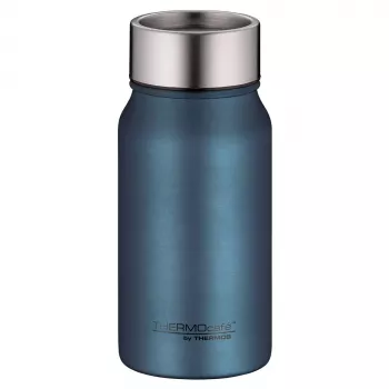 THERMOS Isolierbecher TC, 0,35 L, Mattblau Edelstahl, Doppelwandig, Auslaufsicher 4097.342.035