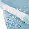 keeeper Lasse Ergonomischer nierenförmiger Wäschekorb, Nordic Blue, 40 L, Soft-Grip-Griffe, 1 Stück 1078268000000