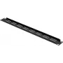 Renkforce RF-7116958 19 inch Rack-Blindplatte 1U belüftet Schwarz