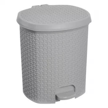 keeeper tjark Treteimer 21 L Nordic Grey Rattan-Optik 1030413000000