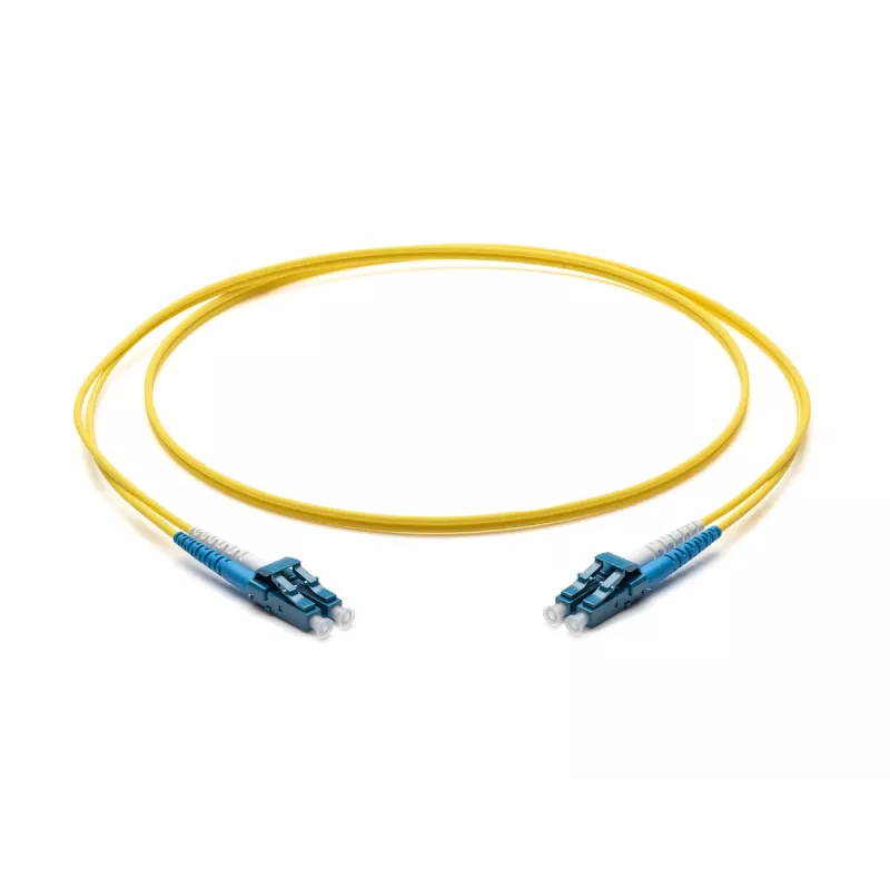 Corning LC/LC OS2 Single-Mode Duplex Glasfaser-Patchkabel, 10m, Gelb F040402G2Z20010M
