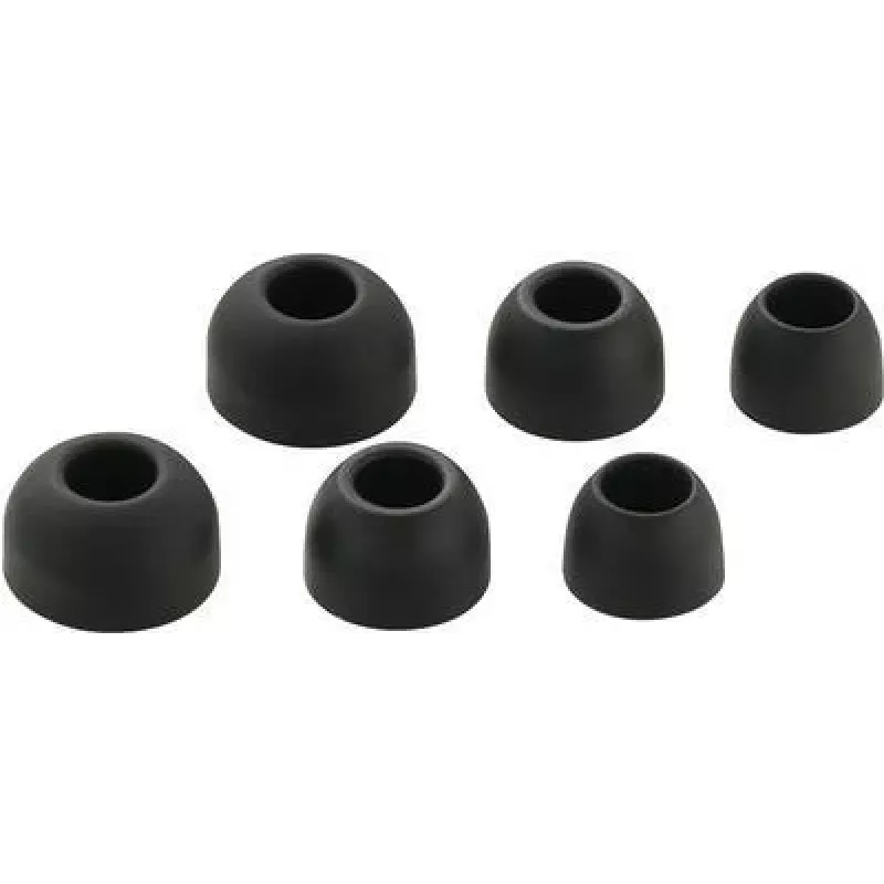 Renkforce In-Ear Kopfhörer Ohrpassstücke, 3 Paar, Schwarz (RF-5044672)
