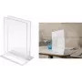 DEFLECTO DEMC150YTCRY A4 Hochformat doppelseitiger klarer Acryl-Broschürenhalter
