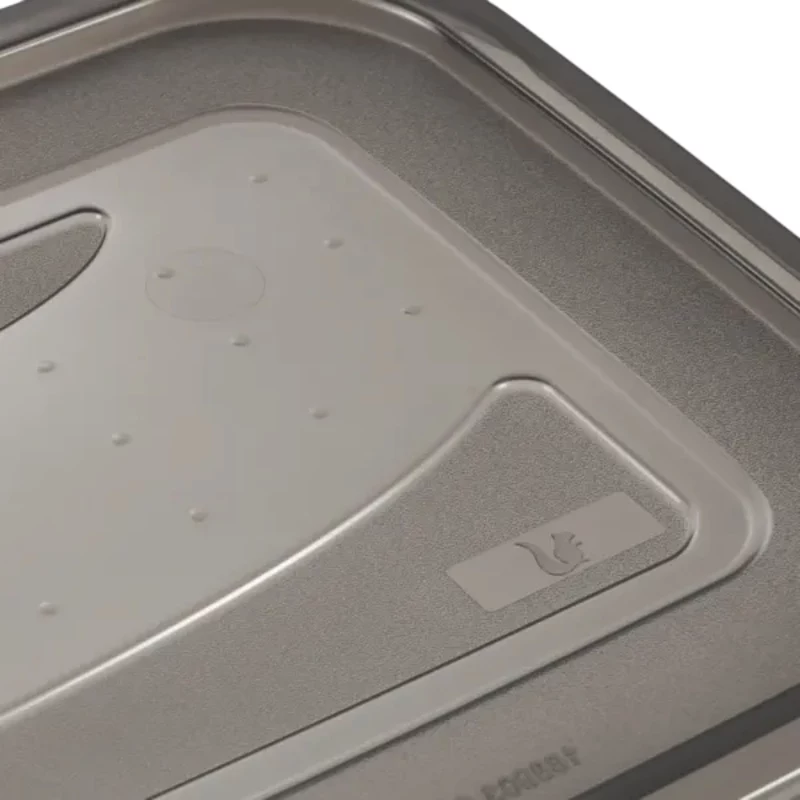 keeeper fredo fresh Aufbewahrungsbehälter-Set, 3 x 2,4 L, rechteckig, transparent mit grauen Deckeln 3067982700000