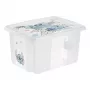 keeeper Karolina Stitch Aufbewahrungsbox, 15 L, Transparent, mit Deckel, stapelbar 1223600131900