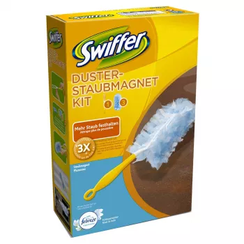 Swiffer Staubmagnet mit Febreze Duft Starterset – Staubwedel Griff + 3 Nachfüllungen 5410076542284