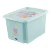 keeeper Karolina Peppa Pig Aufbewahrungsbox, 30 Liter, Aquamarin, mit Deckel, stapelbar 1223862433600