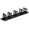 Renkforce RF-7116968 19 inch Rack-Kabelmanagement-Panel 2U 360° drehbare Kabelhalterungen Schwarz