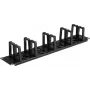 Renkforce RF-7116968 19 inch Rack-Kabelmanagement-Panel 2U 360° drehbare Kabelhalterungen Schwarz