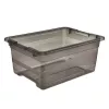 keeeper Cornelia Aufbewahrungsbox, 12 L, Kristallgrau Transparent, mit Schiebedeckel 1094182700000