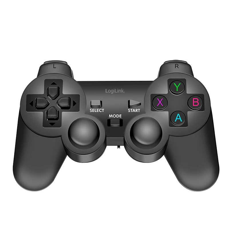 LogiLink AA0187 Kabelloser Gaming-Controller 2,4 GHz Schwarz 8 m Reichweite PC Android PS3