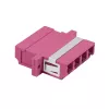 LogiLink LC-Duplex Quad LWL-Kupplungsset, Violett, 12-teilig FA04LC7