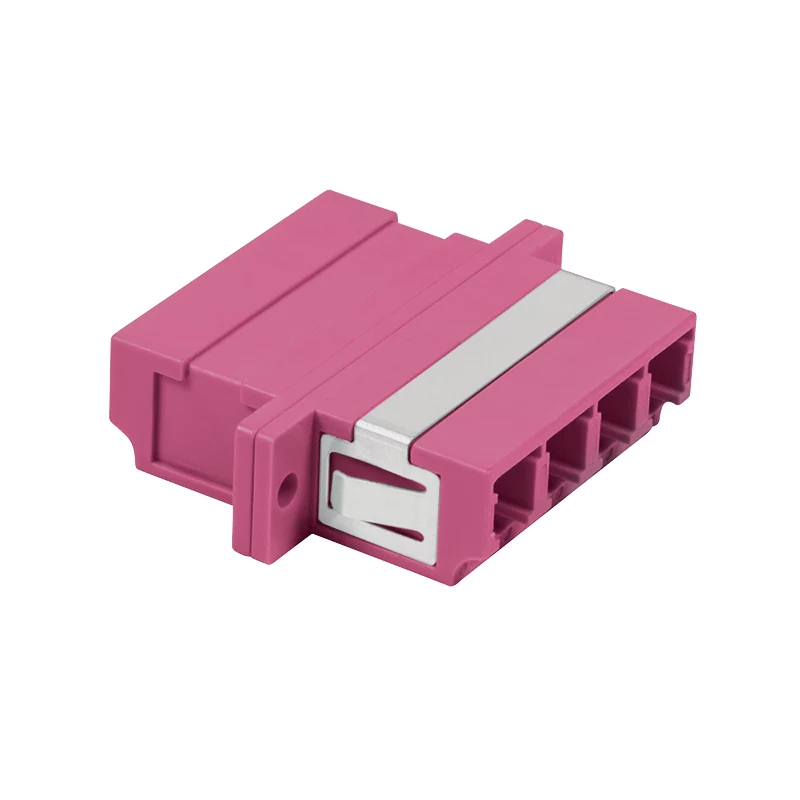 LogiLink LC-Duplex Quad LWL-Kupplungsset, Violett, 12-teilig FA04LC7